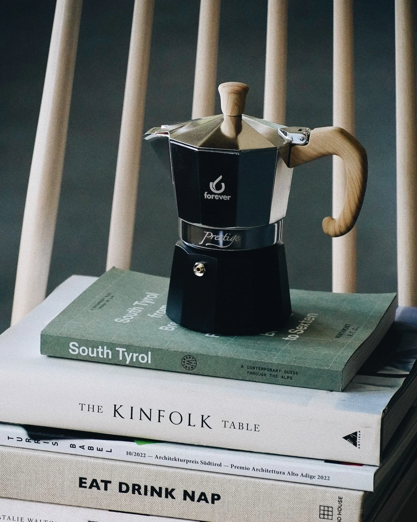 Forever Moka Woody kafijas kanna (Itālija) 3 tases/160 ml