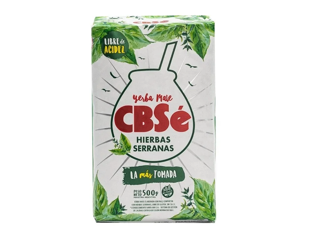 CBSe Hierbas Serranas - йерба мате с мятой 500g
