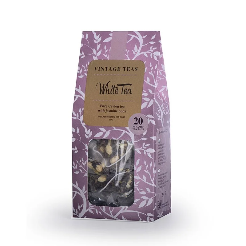 Vintage Teas Pyramid белый чай с жасмином в пирамидках 20шт. 50г