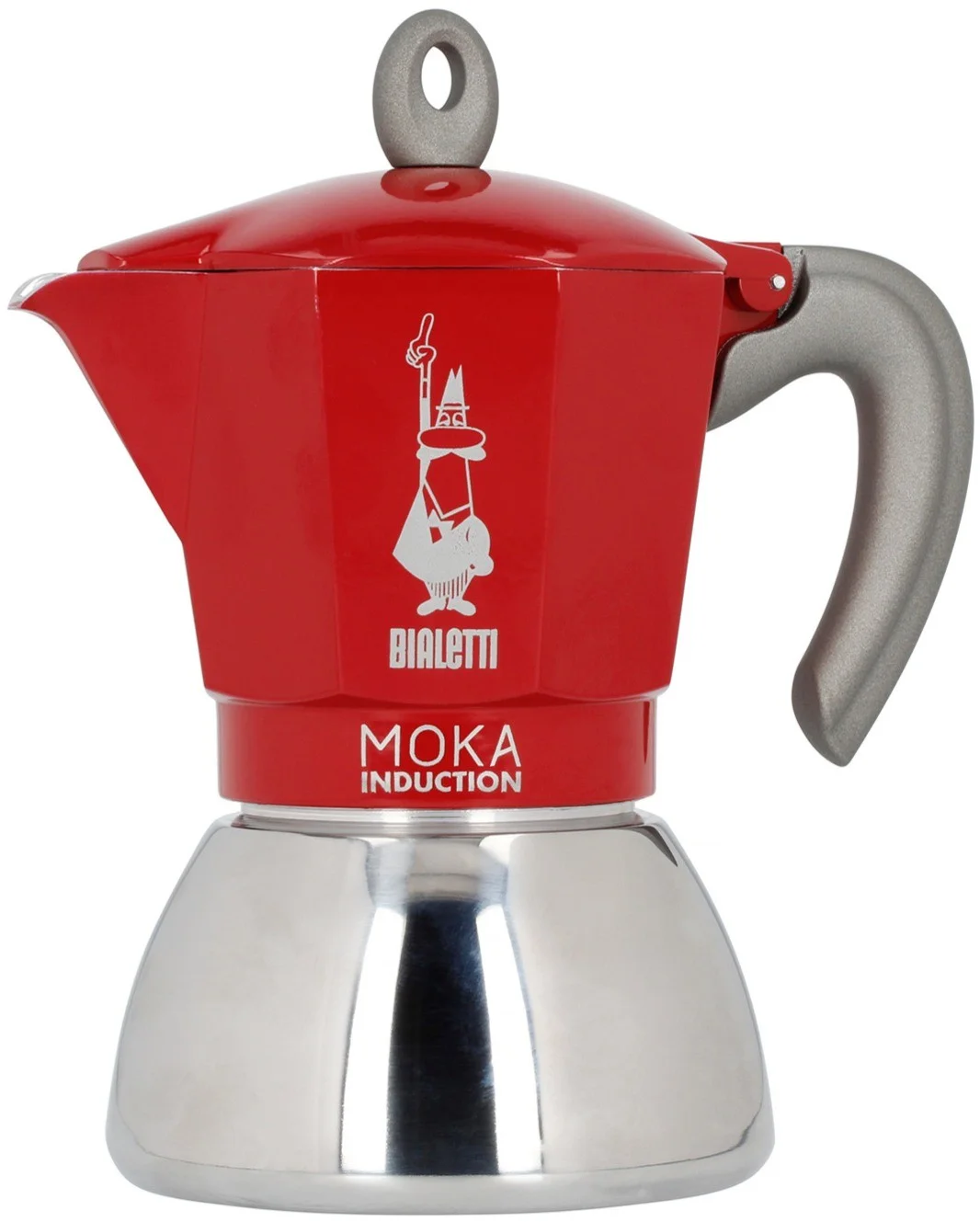 Bialetti Moka Induction 4 cup 160ml кофеварка красная