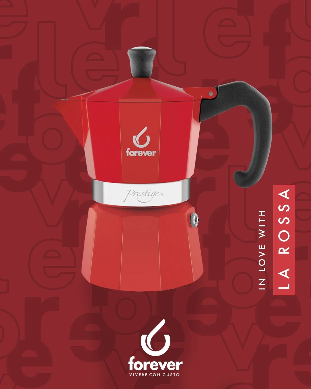 Forever Miss Moka La Rossa kafijas kanna 3 tases / 160 ml