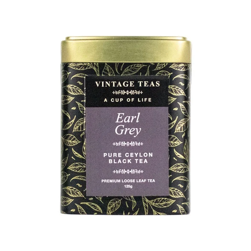 Vintage Teas Earl Grey заварной черный чай 125г метал.банка