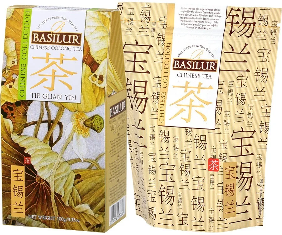 Zaļā Vulunas tēja "Chinese Collection" Tie Guan Yin BASILUR 100G