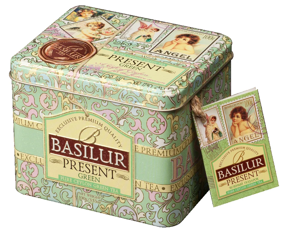 BASILUR Present GREEN зеленый чай 100g