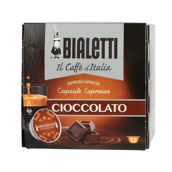 Bialetti Cioccolato - 12 капсул шоколадный кофе