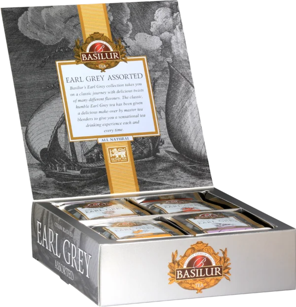 Melnā tēja EARL GREY ASSORTED (40x2g) Basilur
