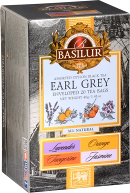 Черный чай EARL GREY ASSORTED (20Ex2g) Basilur