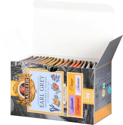 Melnā tēja EARL GREY ASSORTED (20Ex2g) Basilur