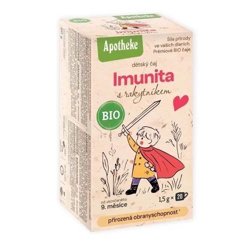 Augļu tēja bērniem, imunitātei BIO 20x1,5g Apotheke