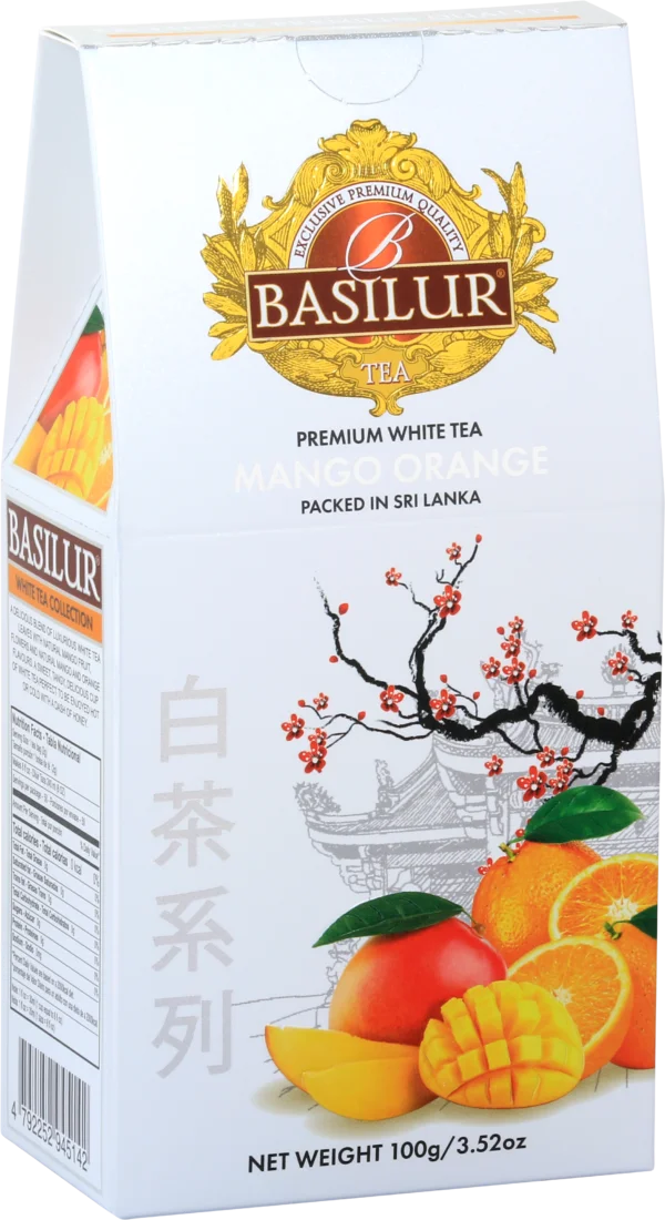 Basilur Белый чай Манго & Апельсин 100г