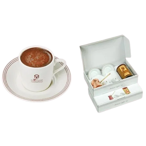 Turku kafijas komplekts (turku kafija, džezve, tases) Mehmet Efendi