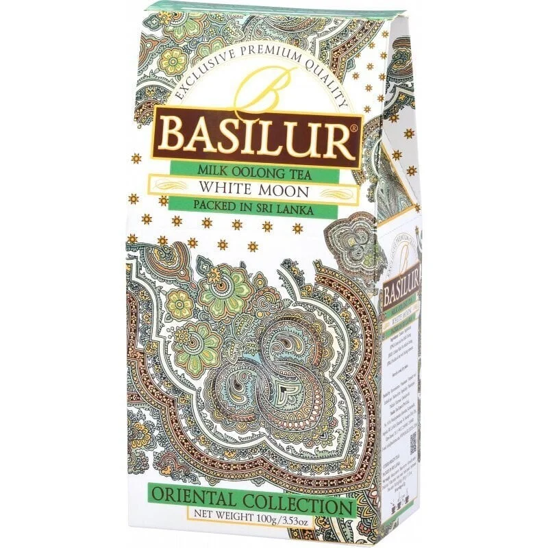 Чай Молочный Улун ORIENTAL White Moon Basilur 100g картон.коробка