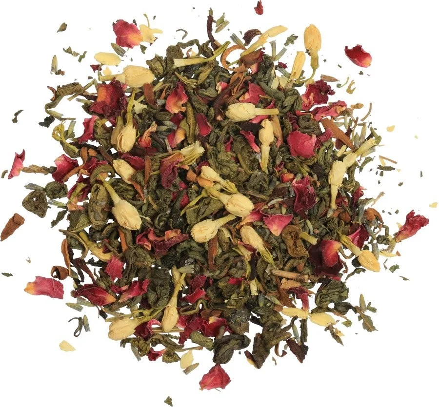 Zaļā tēja VINTAGE BLOSSOMS FLORAL BOUQUET 75g BASILUR