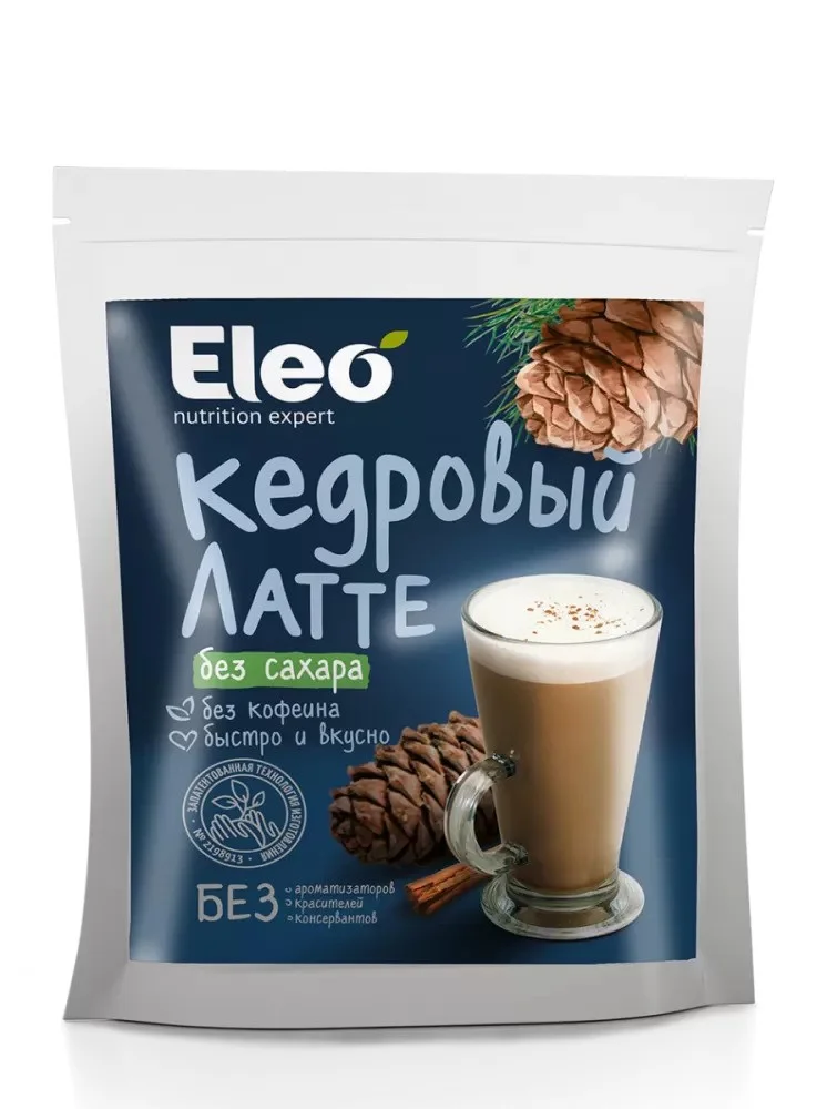 Кедровый латте без сахара ELEO 150 г веганский
