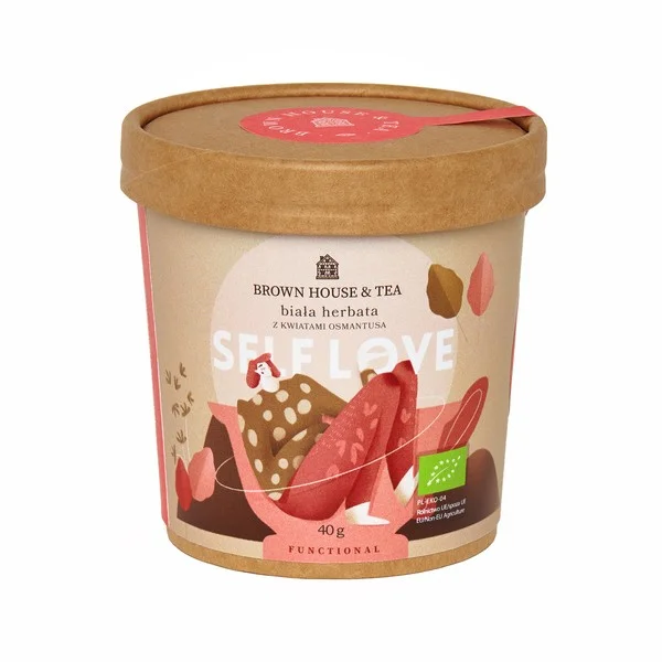 Brown House & Tea Self Love - Любовь к Себе - Белый Чай с Османтусом рассыпной 40г био