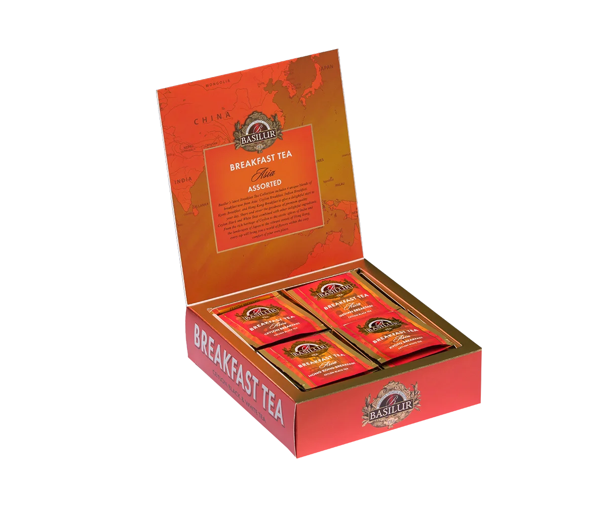 Melnā tēja ĀZIJAS BROKASTIS Asorti 80g Basilur