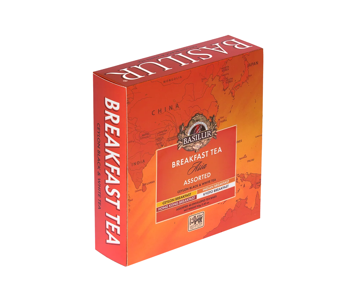 Чай черный АЗИЯ ЗАВТРАК Ассорти 80g Basilur