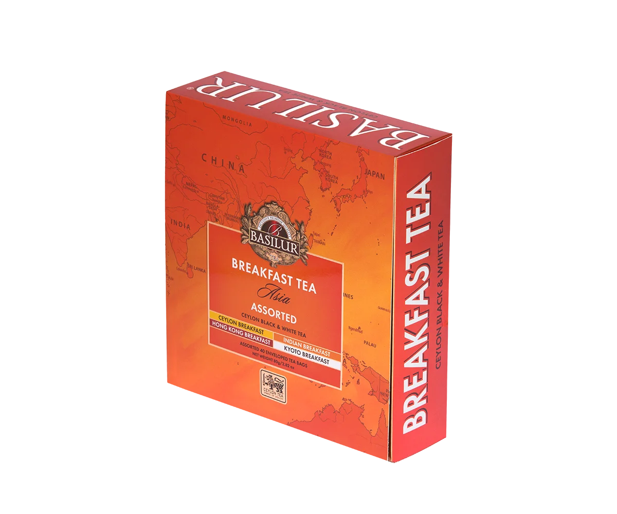 Melnā tēja ĀZIJAS BROKASTIS Asorti 80g Basilur