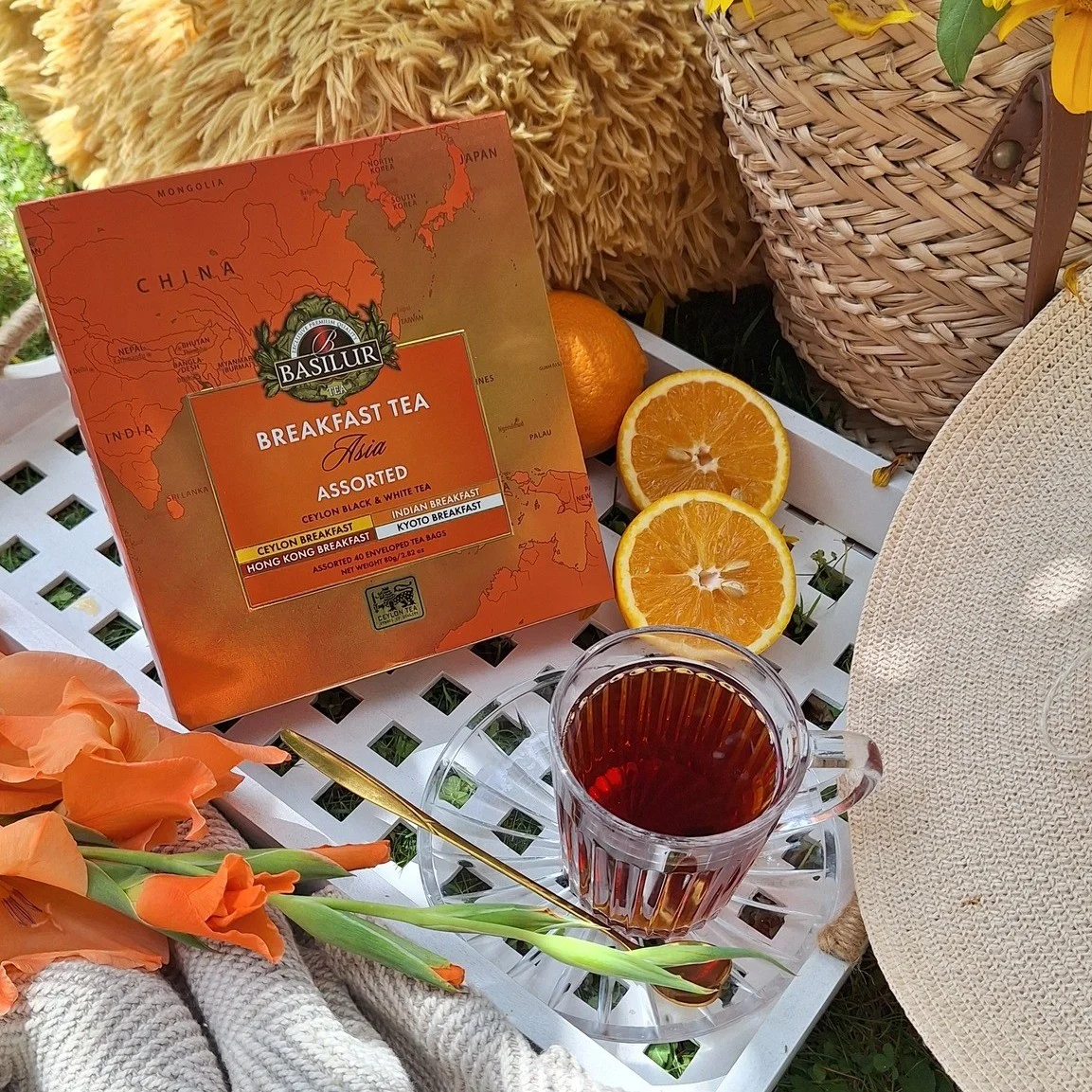 Melnā tēja ĀZIJAS BROKASTIS Asorti 80g Basilur