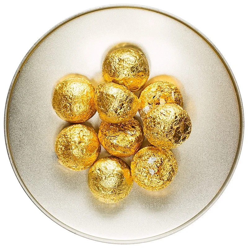 Mini nogatavināta Pueras tēja „Putnu ligzdiņa” ar rozi 2011 Menghai | Mei Gui Shu Cha GT