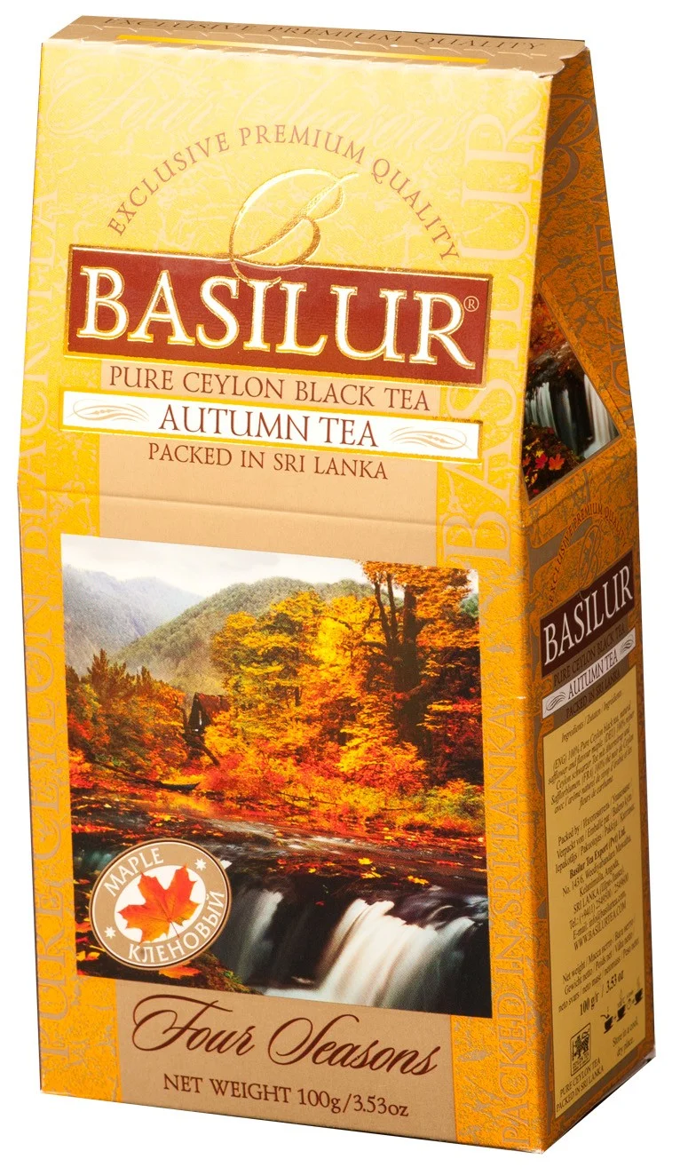 BASILUR AUTUMN TEA черный чай 100г 4 Seasons картон.