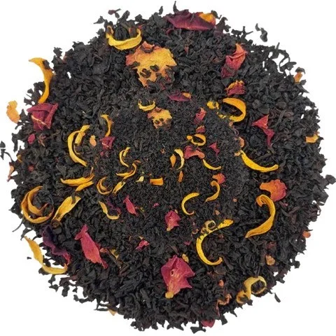 Melnā tēja BLACK ESSENCE ROSE BERGAMOT 100g metāla bundža Basilur