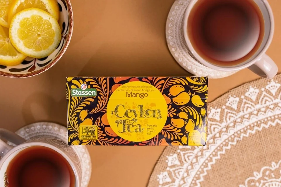 Stassen melna tēja ar mango aromātu 25 tējas maisiņi