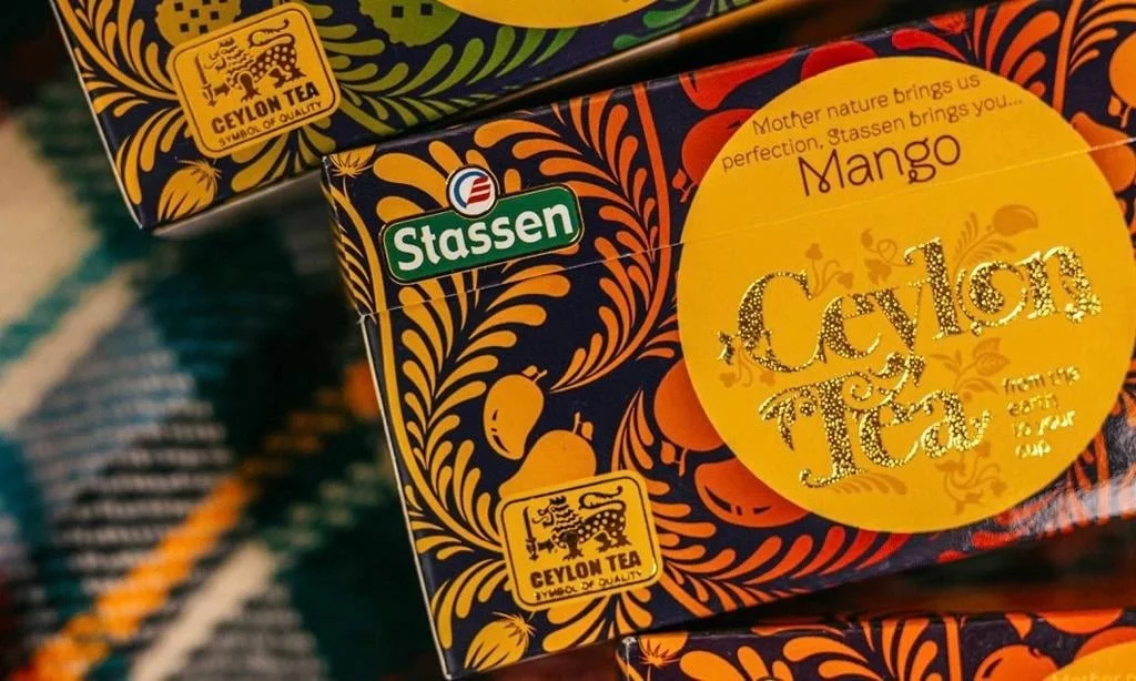 Stassen melna tēja ar mango aromātu 25 tējas maisiņi