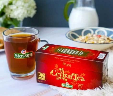 Stassen dabīgā Ceilonas melna tēja 25 tējas maisiņi