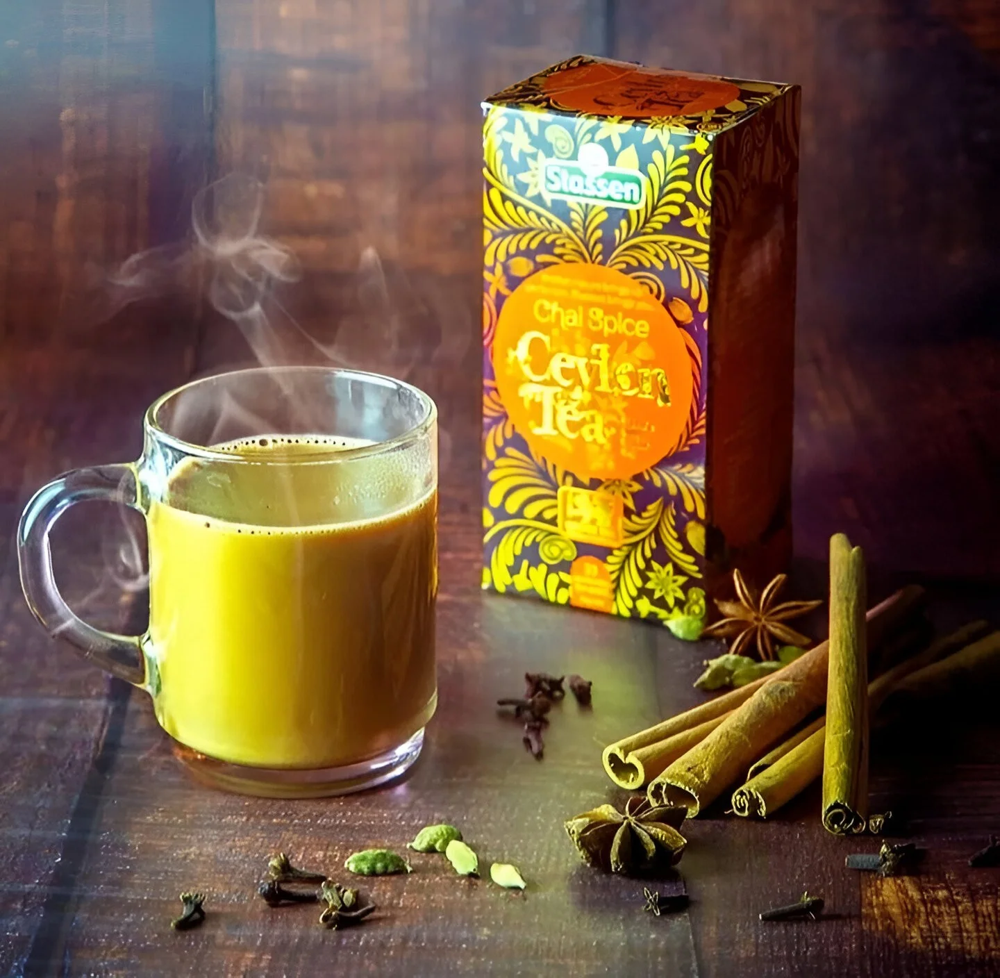 Stassen Chai melna tēja ar čai garšvielām 25 tējas maisiņi