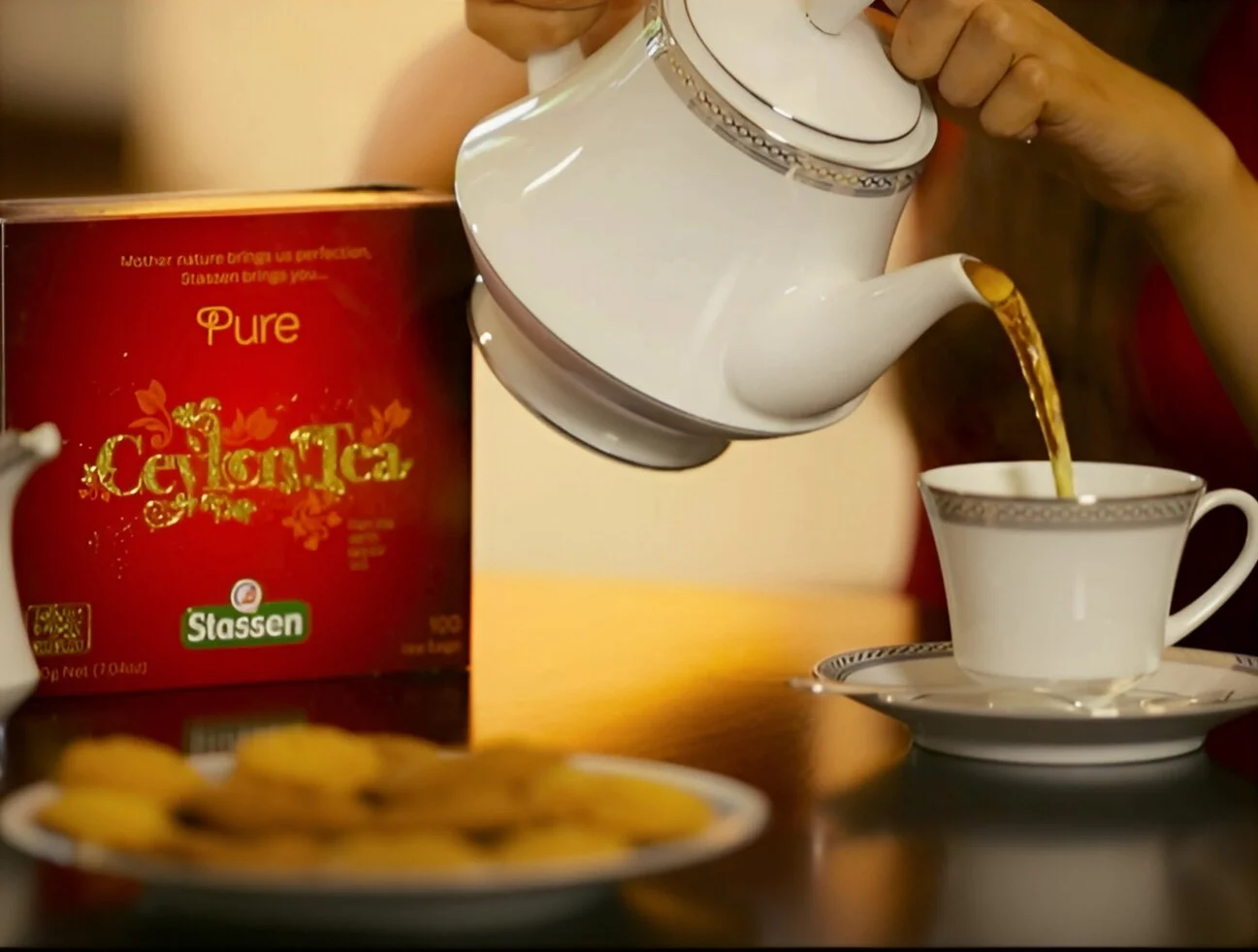 Stassen dabīgā Ceilonas melna tēja 100 tējas maisiņi