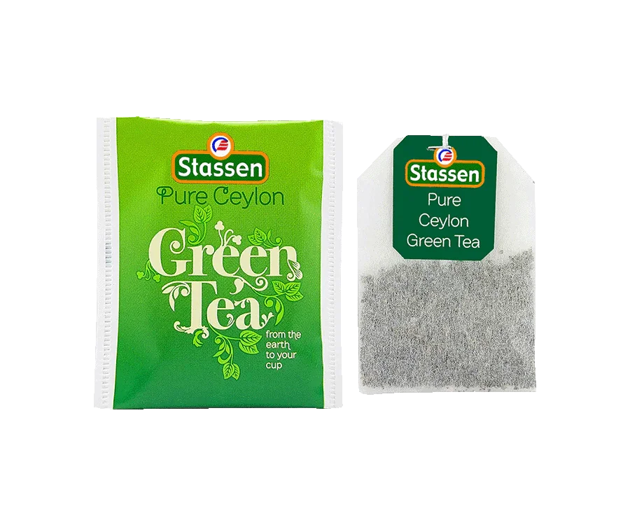 Stassen tīra Ceilonas zaļā tēja 25 tējas maisiņi