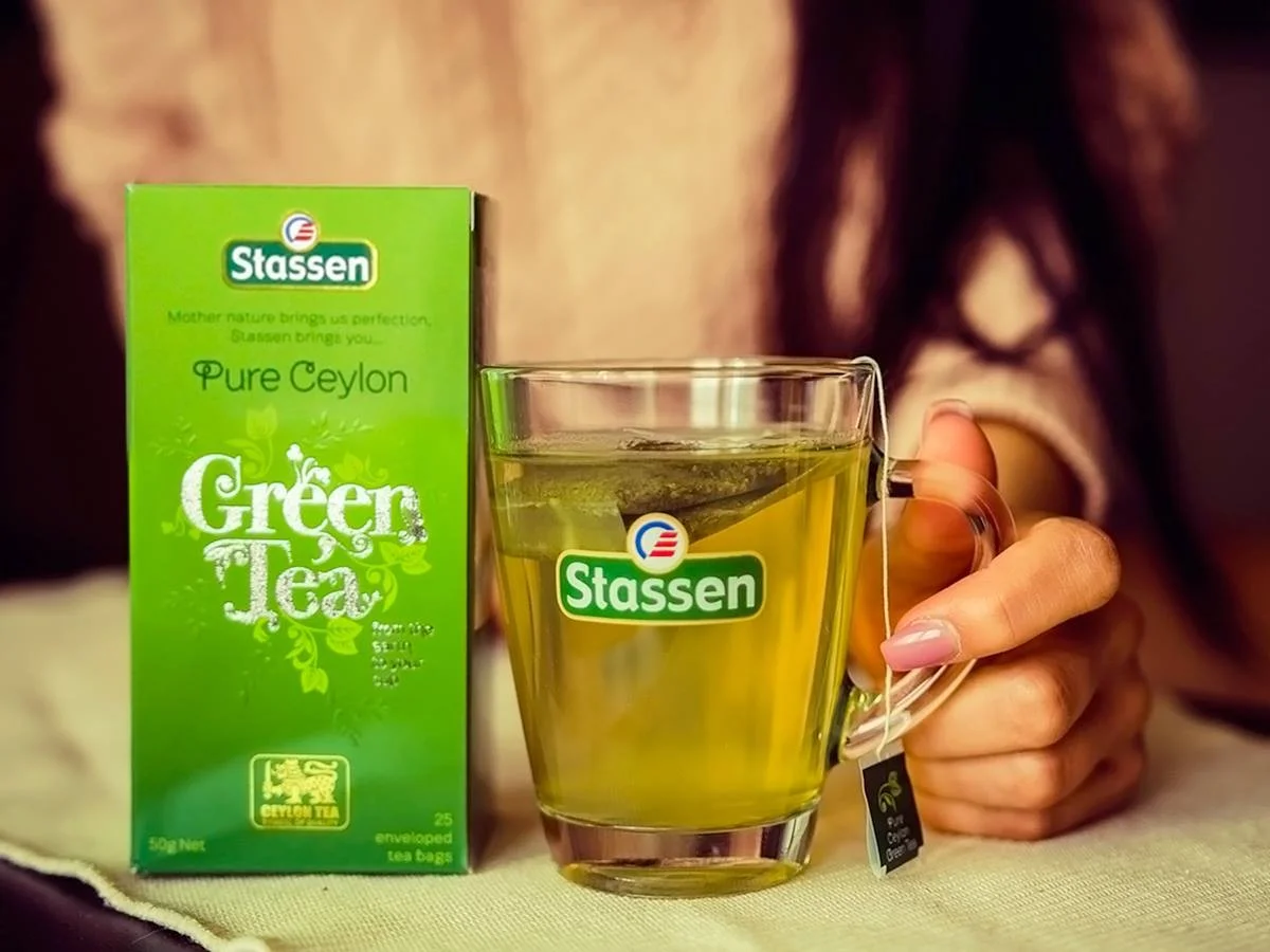 Stassen tīra Ceilonas zaļā tēja 25 tējas maisiņi