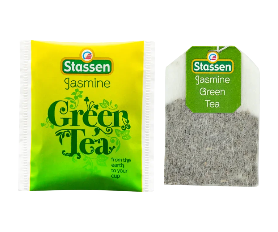 Stassen zaļā tēja ar jasmīna aromātu 25 tējas maisiņi