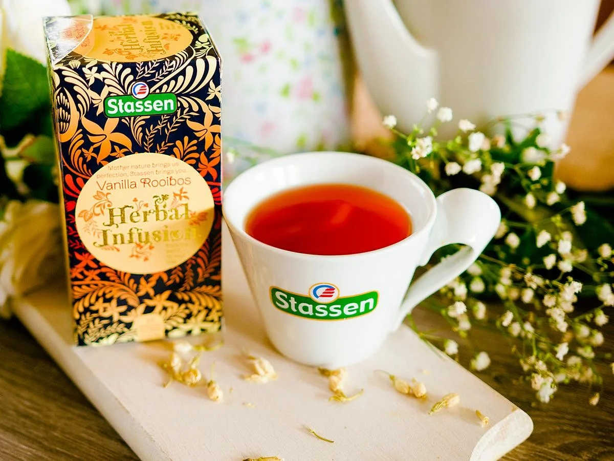 Stassen Vaniļas Rooibos tējas maisījums 25 tējas paciņas