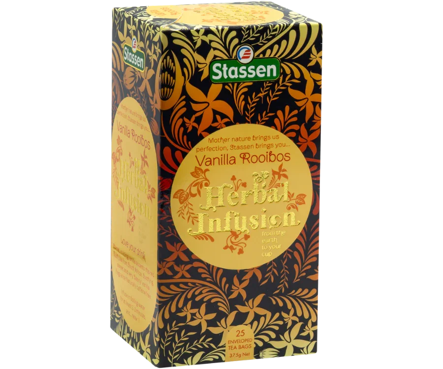Stassen Vanilla Rooibos Ванильный ройбуш чай 25 пакетиков
