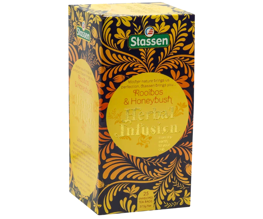 Stassen Rooibos & Honeybush - ройбуш Ханибуш чай 25 пакетиков