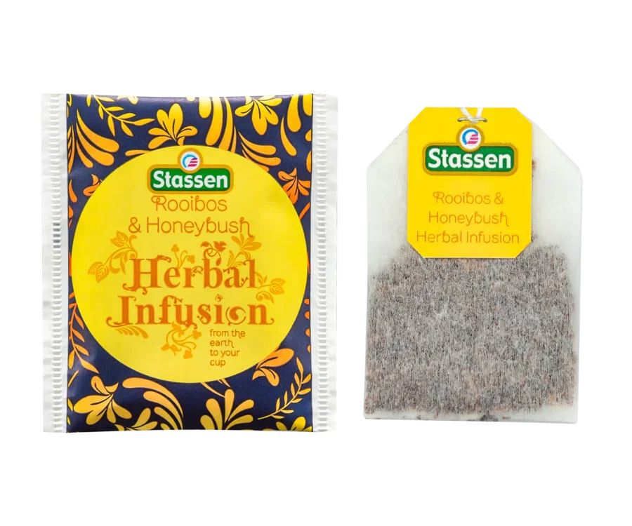 Stassen Rooibos & Honeybush Roibos un meduskrūma tējas dzēriens 25 tējas maisiņi