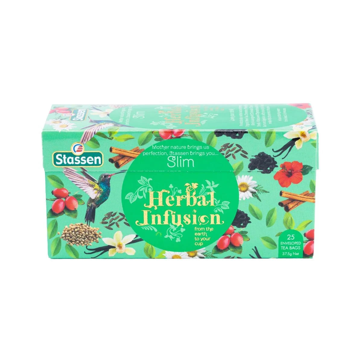 Stassen Slim tējas maisījums 25 tējas maisiņi Ieteicams līdz: 04/2026