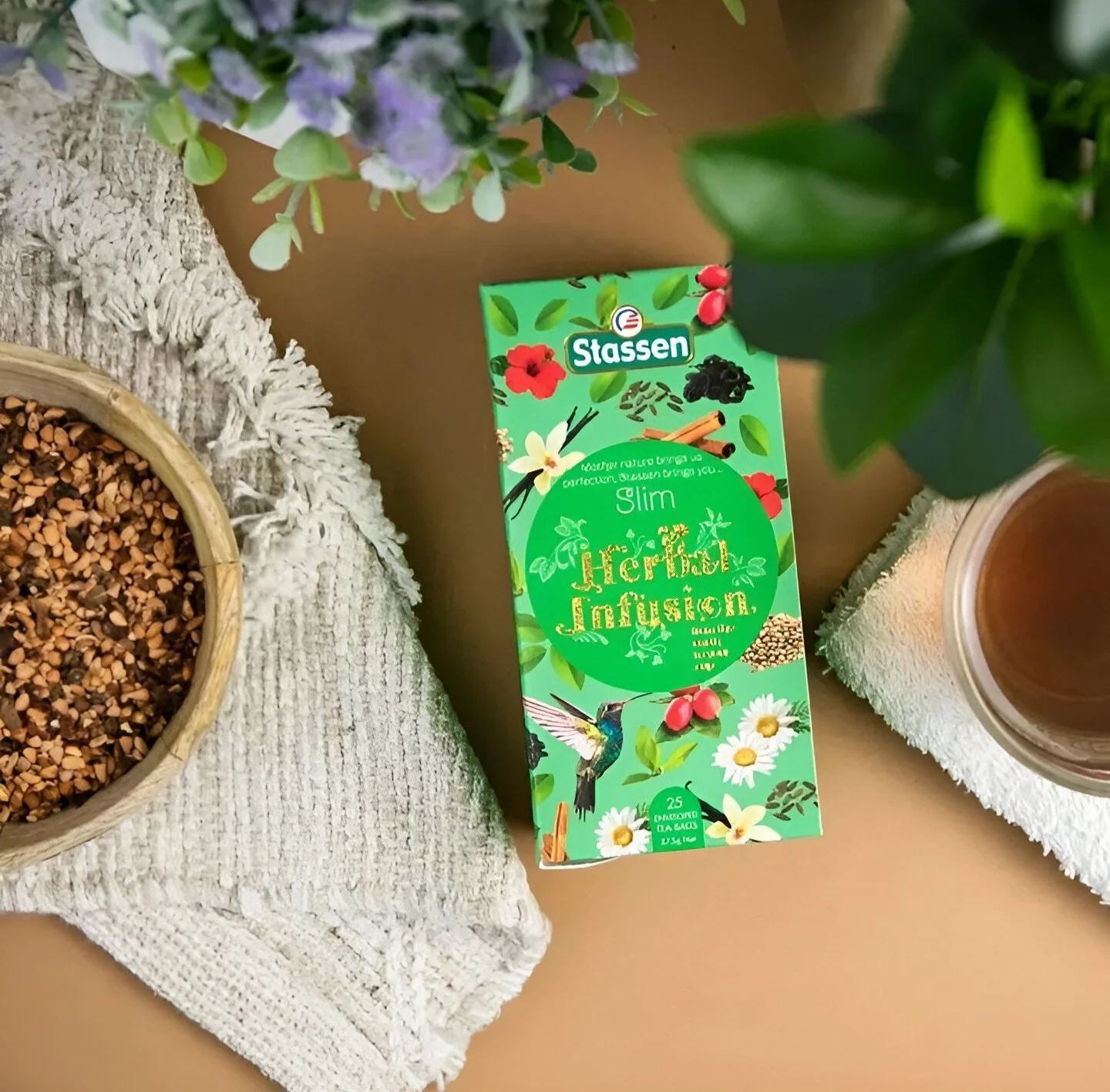 Stassen Slim tējas maisījums 25 tējas maisiņi Ieteicams līdz: 04/2026