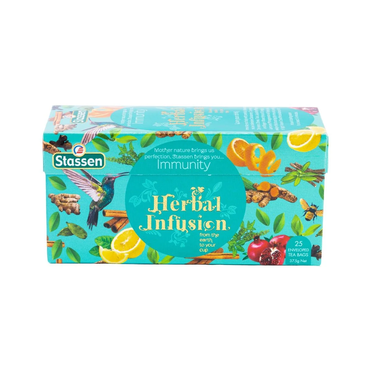 Stassen Immunity tējas maisījums 25 tējas maisiņi Ieteicams līdz: 04/2026