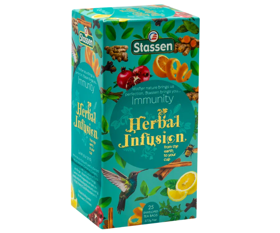 Stassen Immunity tējas maisījums 25 tējas maisiņi Ieteicams līdz: 04/2026