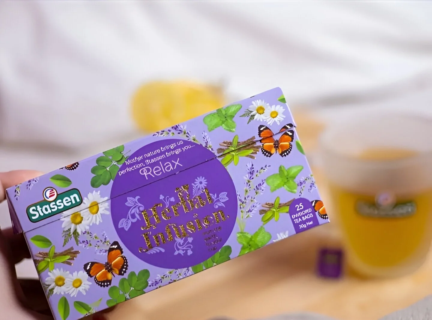 Stassen Relax tējas maisījums 25 tējas maisiņi Ieteicams līdz: 04/2026