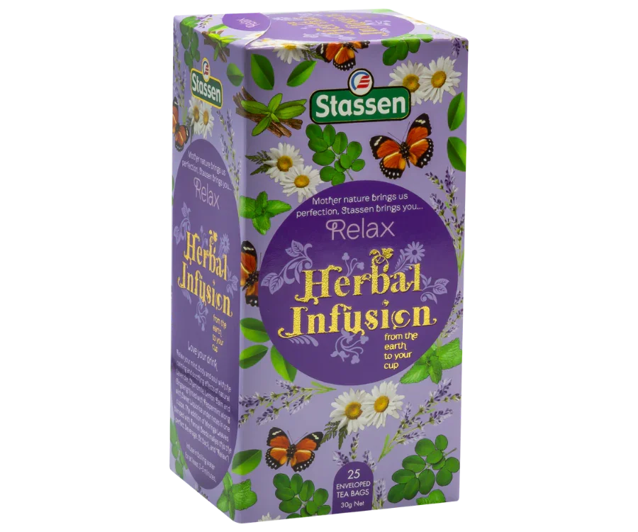 Stassen Relax tējas maisījums 25 tējas maisiņi Ieteicams līdz: 04/2026