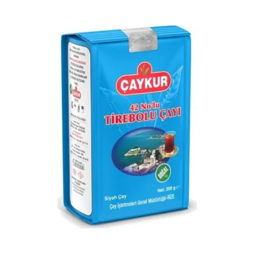 Турецкий 42 Чай черный Nolu Tirebolu Çayı 200г Çaykur