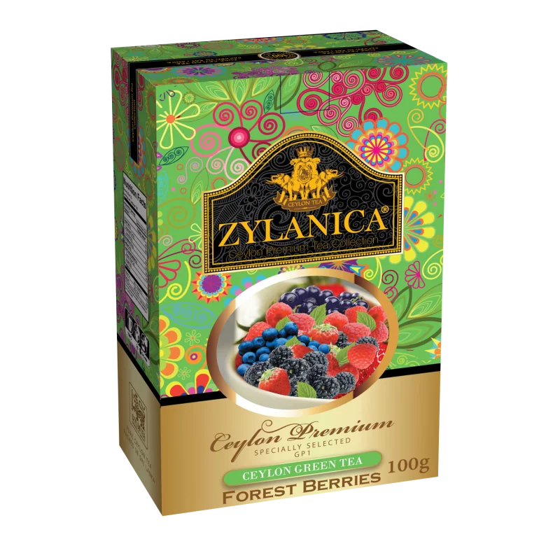 ЗЕЛЕНЫЙ ЧАЙ С ЛЕСНЫМИ ЯГОДАМИ 100г ZEYLANICA