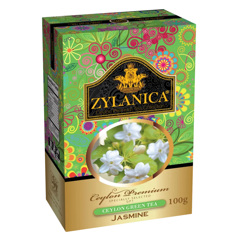 ЗЕЛЕНЫЙ ЧАЙ С ЖАСМИНОМ 100г ZYLANICA