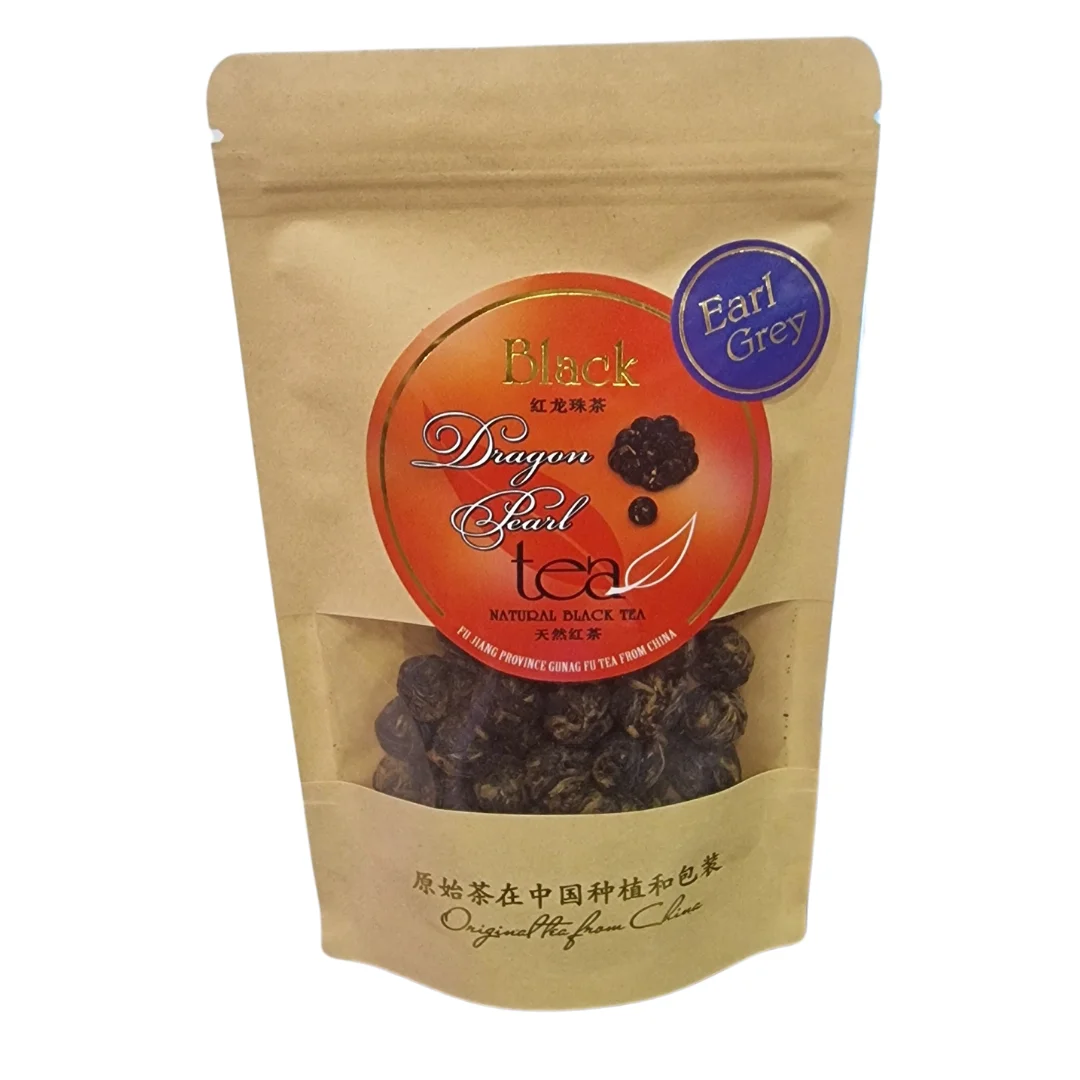 Эксклюзивный китайский черный чай "Жемчужина дракона" с бергамотом, 100 г