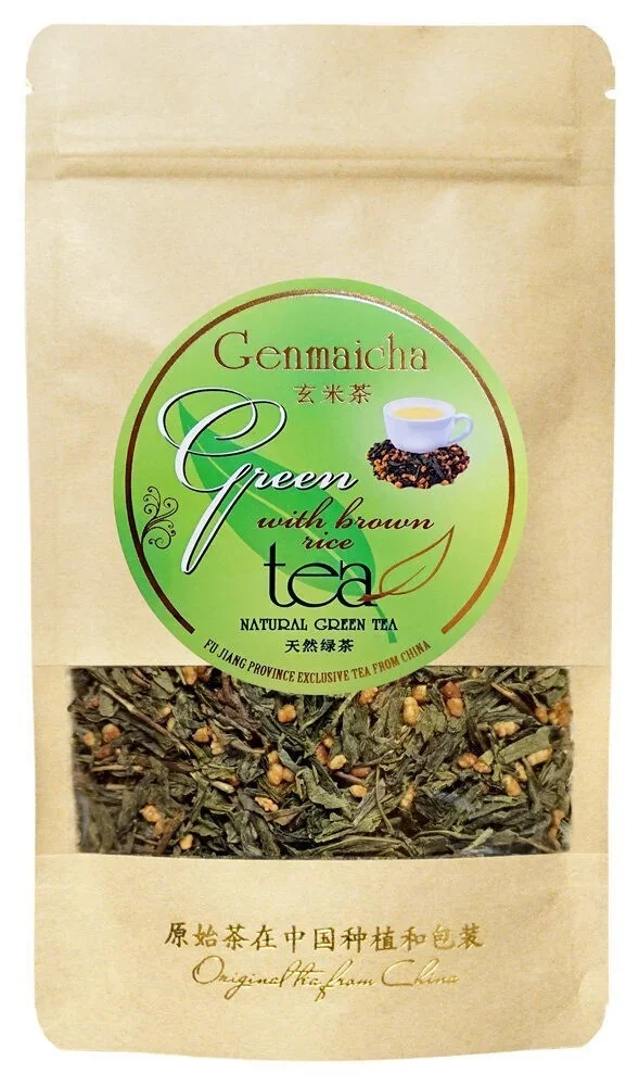 GF - GENMAICHA Зеленый чай с жареным рисом 100г