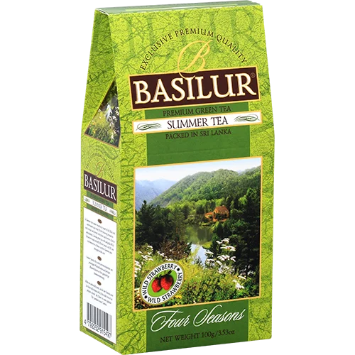 BASILUR SUMMER TEA зелёный чай 100г картон 4 Seasons